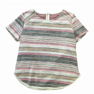 Unbranded Tweed Indie Short Sleeve Top